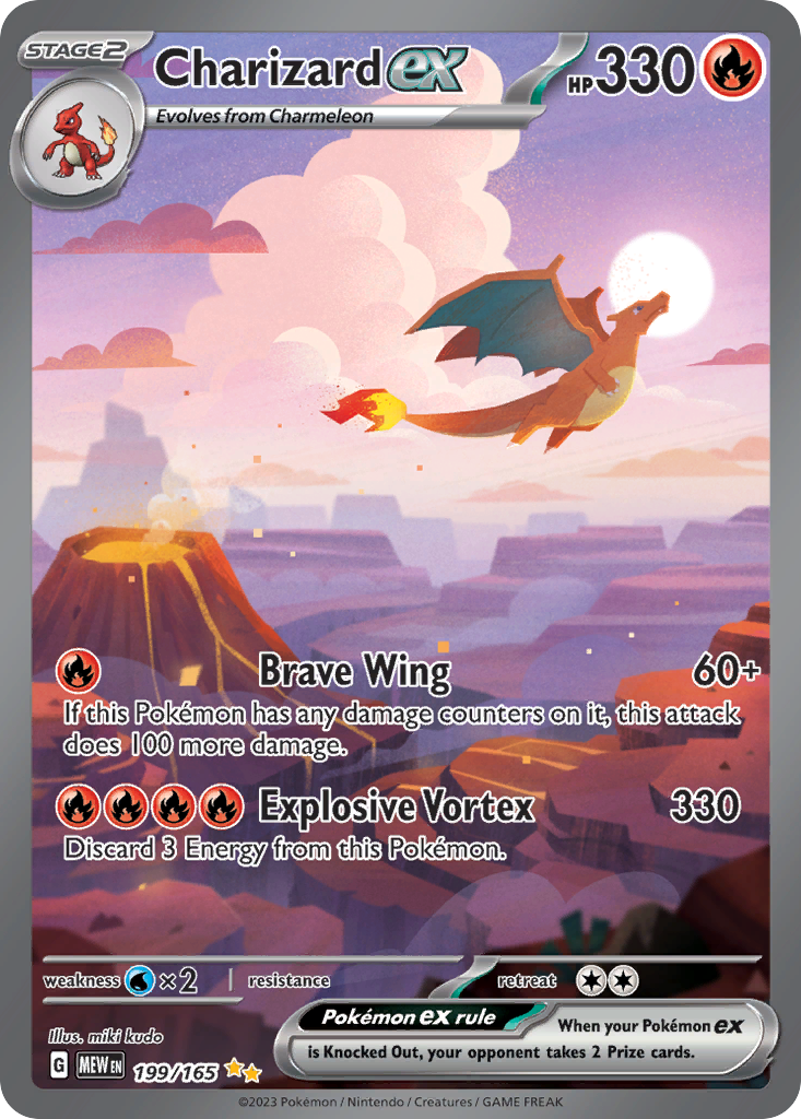 Charizard ex Special Illustration Rare 199/165 — Pokémon TCG Scarlet & Violet 151